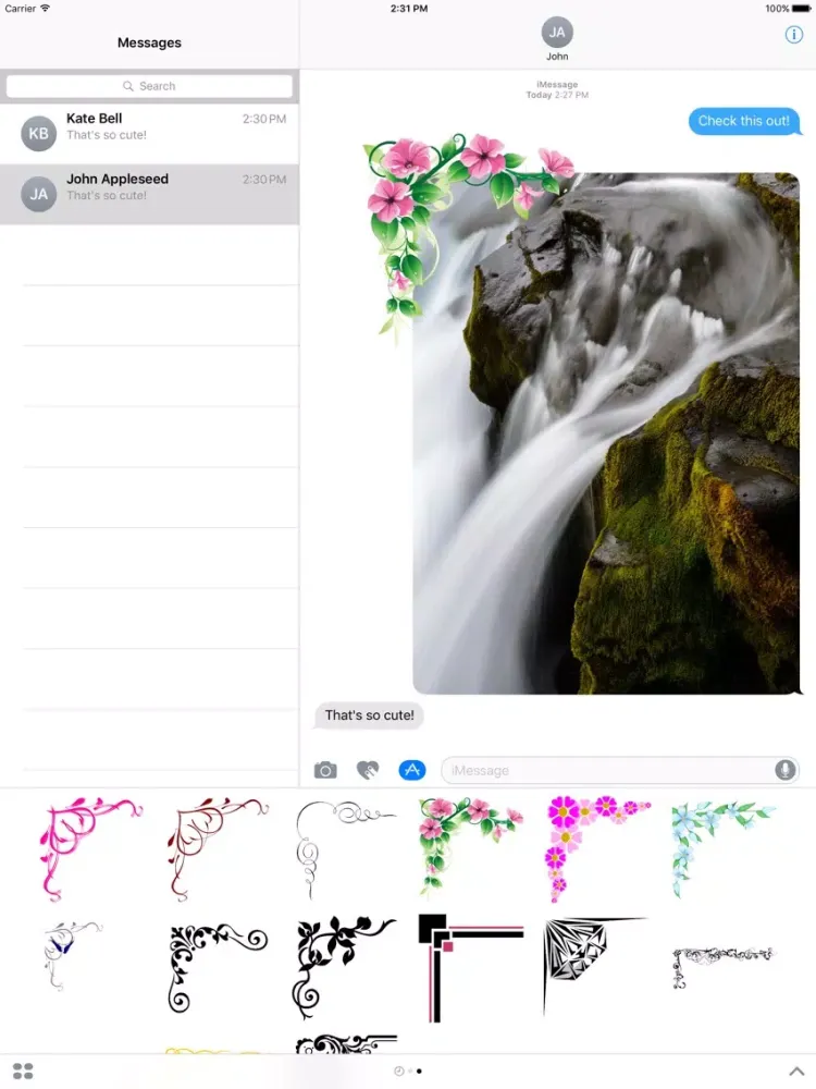 Скриншоты Cute Corners iPad 