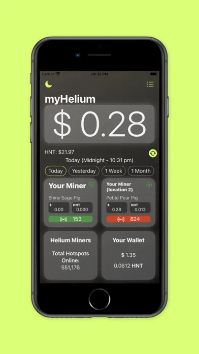 تصاویر myHelium - Track your miners