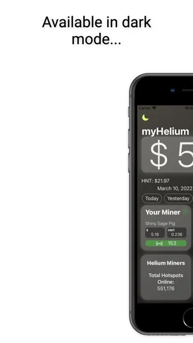 تصاویر myHelium - Track your miners