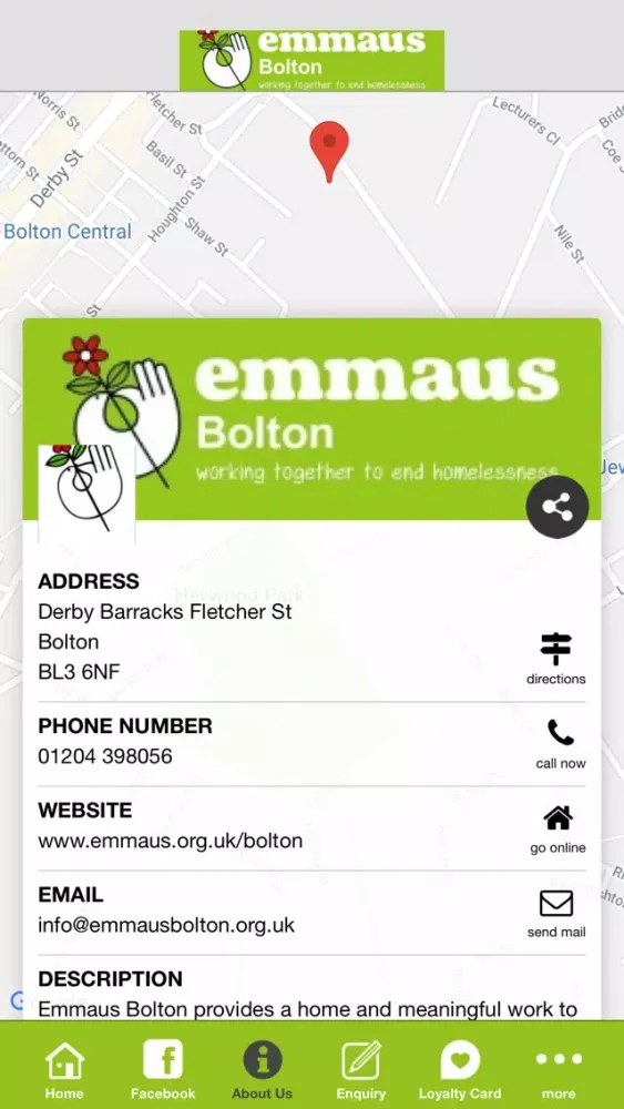 Zrzuty ekranu Emmaus Bolton