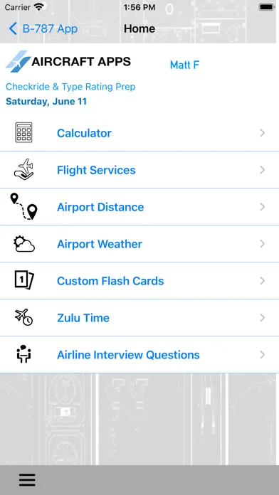 Tangkapan layar B-787 Type Rating Prep