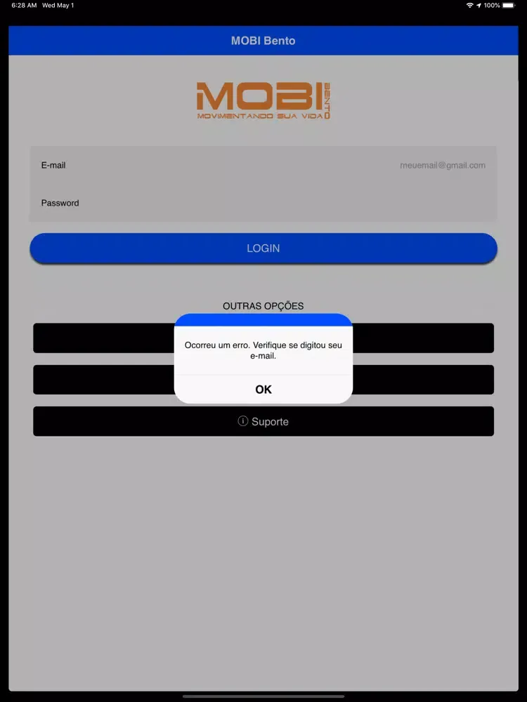 Capturas de tela do MOBI Bento iPad 