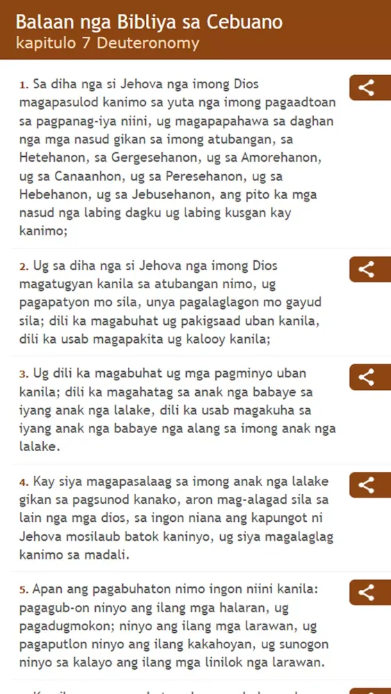 Cebuano and English Bible Screenshots
