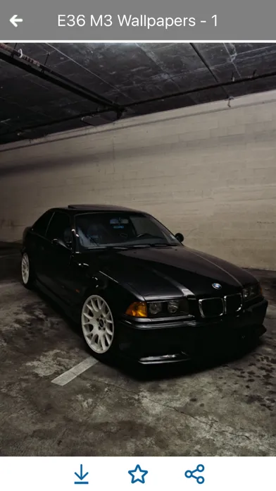 Captures d'écran de HD Car Wallpapers - BMW M3 E36 Edition