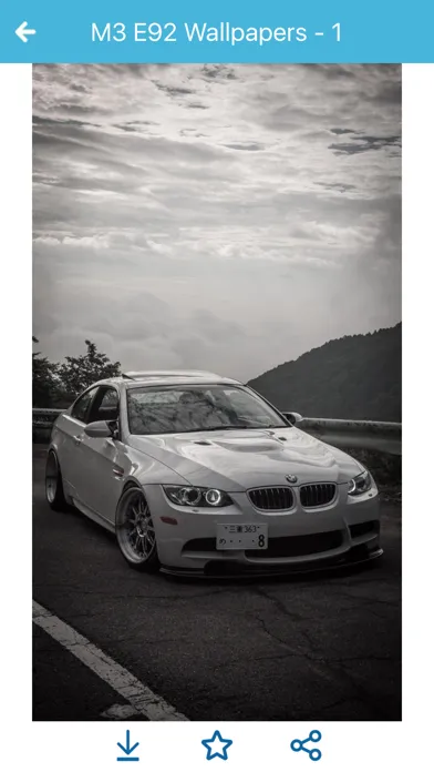 HD Car Wallpapers - BMW M3 E92 Edition应用截图