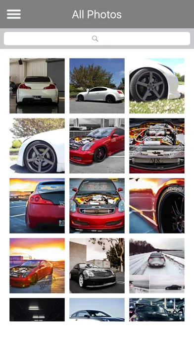 ภาพหน้าจอของ HD Car Wallpapers - Infiniti G35-G37 Edition