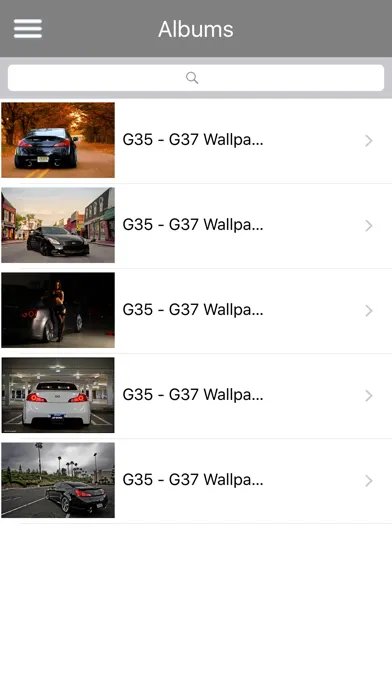ภาพหน้าจอของ HD Car Wallpapers - Infiniti G35-G37 Edition