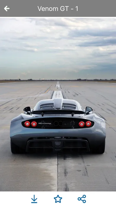 Capturas de pantalla de HD Car Wallpapers - Hennessey Venom GT Edition
