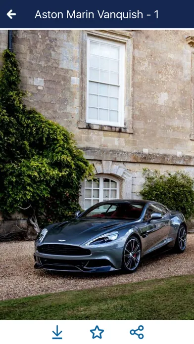 Captures d'écran de HD Car Wallpapers - Aston Martin Vanquish Edition