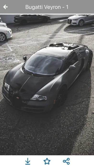 ภาพหน้าจอของ HD Car Wallpapers - Bugatti Veyron Edition