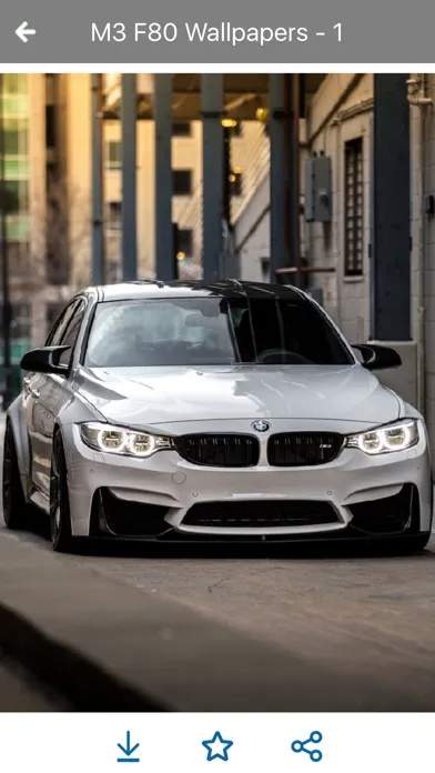 Captures d'écran de HD Car Wallpapers - BMW M3 F80 Edition