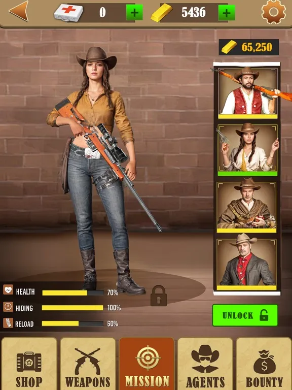 Western Survival Shooting Game iPad  Ekran Görüntüleri