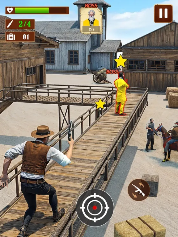 Western Survival Shooting Game iPad  Ekran Görüntüleri