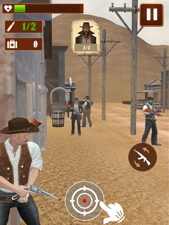 Western Survival Shooting Game iPad  Ekran Görüntüleri