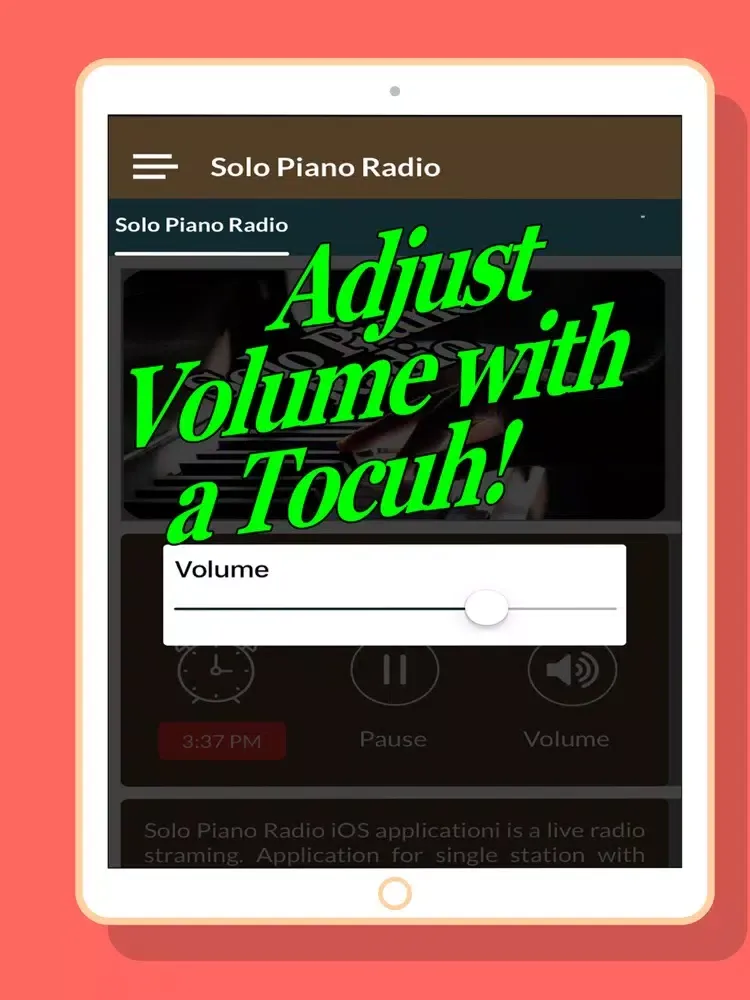 Solo Piano Radio Station iPad  স্ক্রিনশট