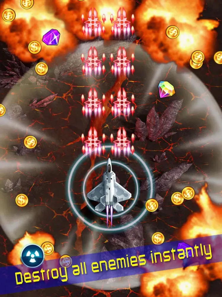 Jet Fighter Shooter: classic fighter jets game iPad  Ekran Görüntüleri