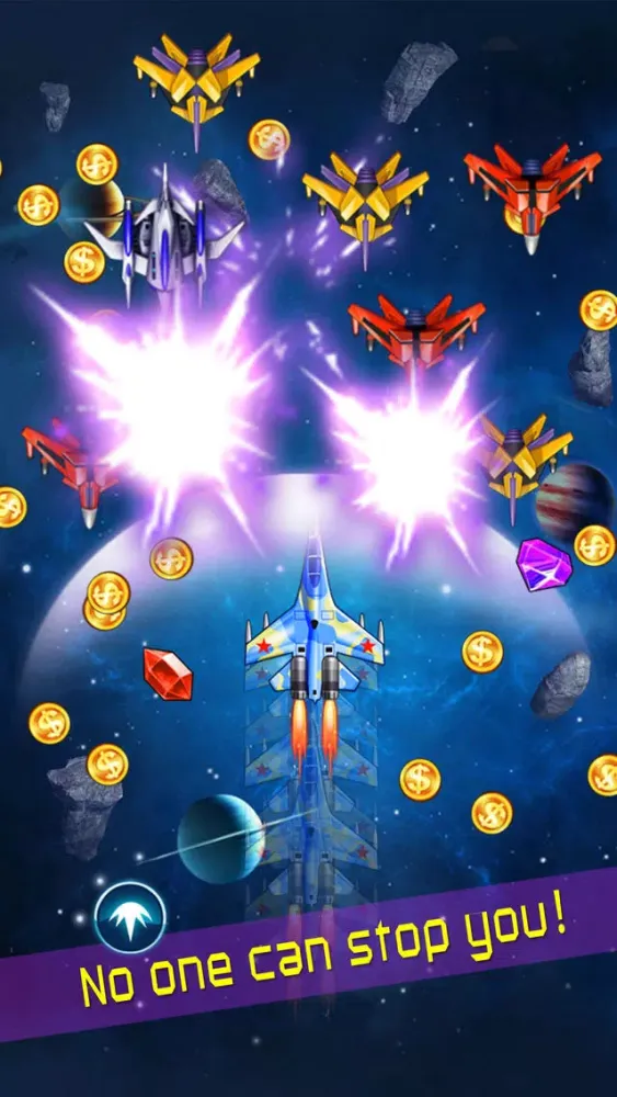 Jet Fighter Shooter: classic fighter jets game Ekran Görüntüleri