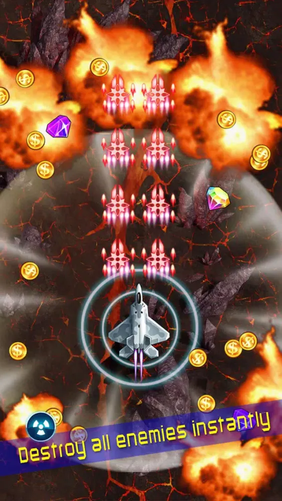 Jet Fighter Shooter: classic fighter jets game Ekran Görüntüleri