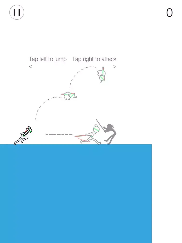 Screenshot di Amazing Stickman Ninja iPad 
