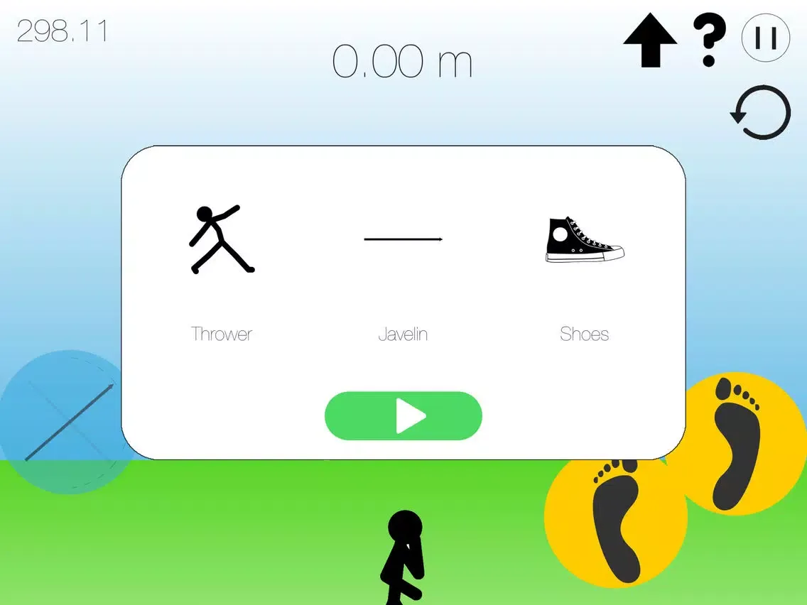 Tangkapan layar Stickman Javelin Games iPad 