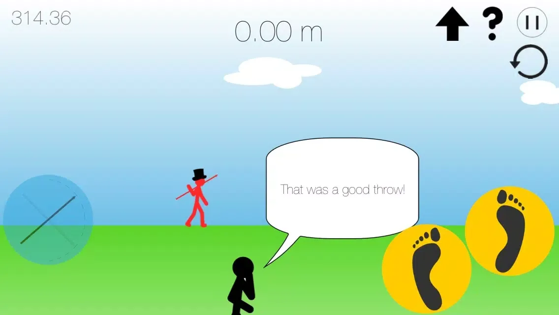 Tangkapan layar Stickman Javelin Games