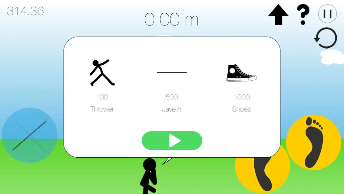 Tangkapan layar Stickman Javelin Games