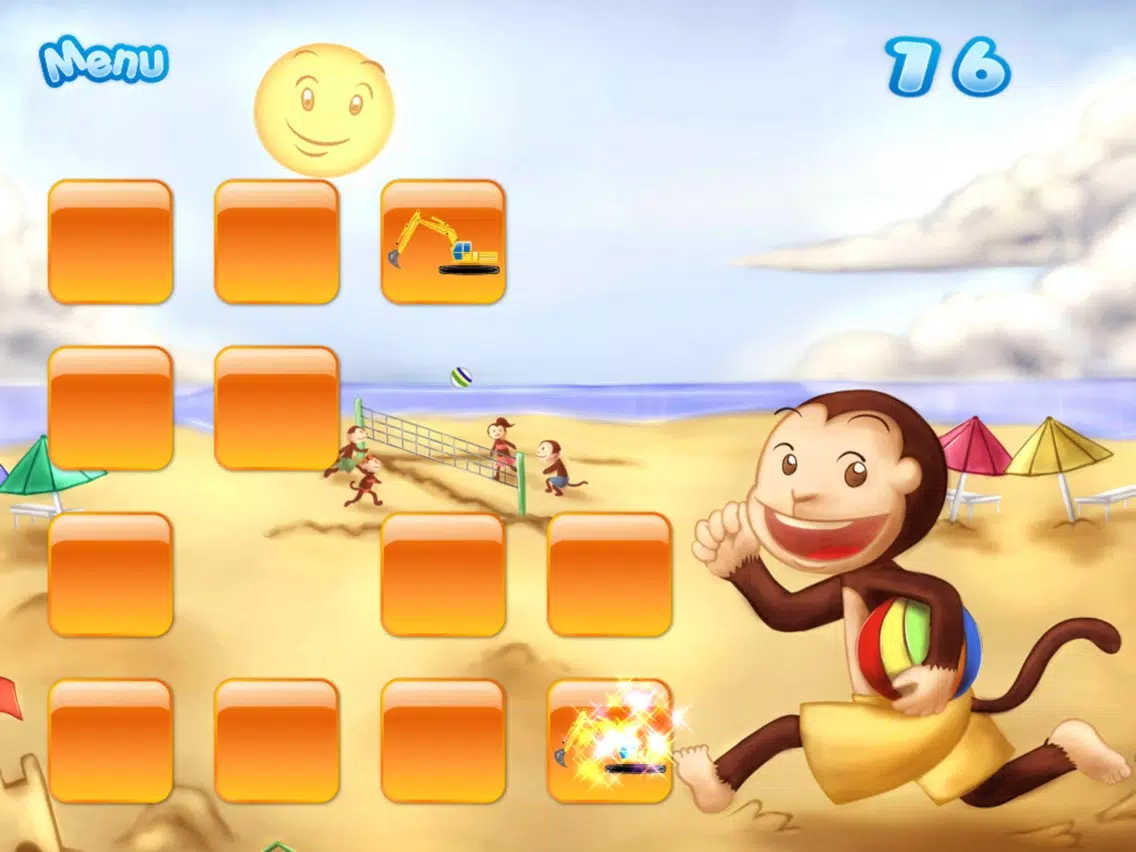 Matching Monkey Game: Matching Pairs for Kids - Touch, Listen, and See Pictures iPad 应用截图