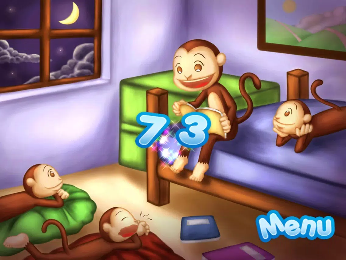 Matching Monkey Game: Matching Pairs for Kids - Touch, Listen, and See Pictures iPad 应用截图