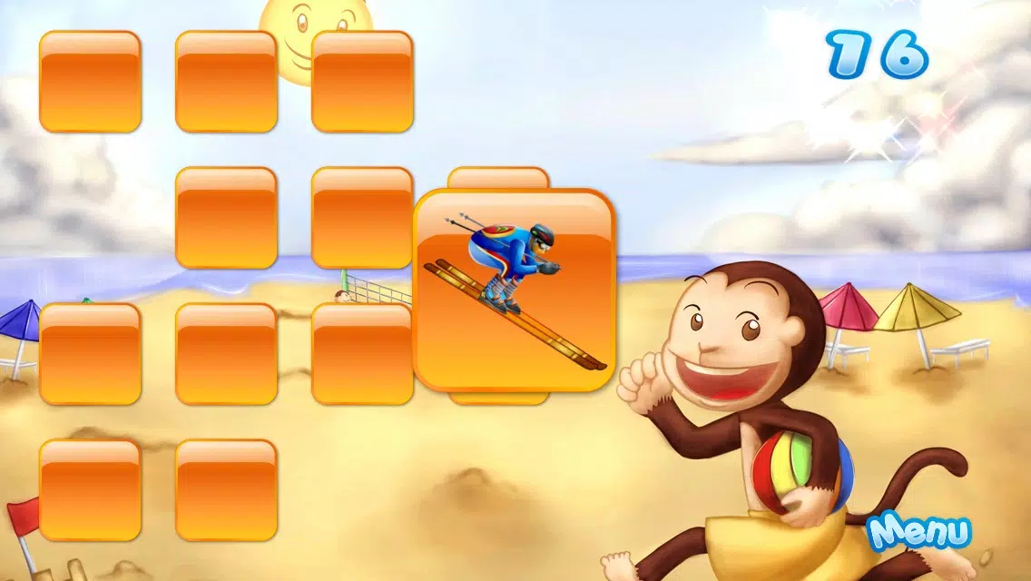 Matching Monkey Game: Matching Pairs for Kids - Touch, Listen, and See Pictures应用截图