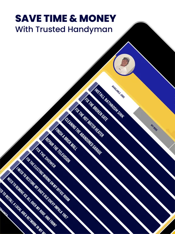 BAAS Handyman app iPad  Screenshots