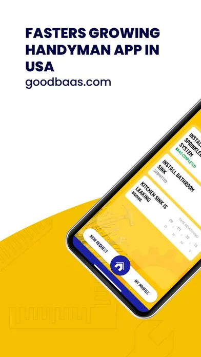 BAAS Handyman app Screenshots