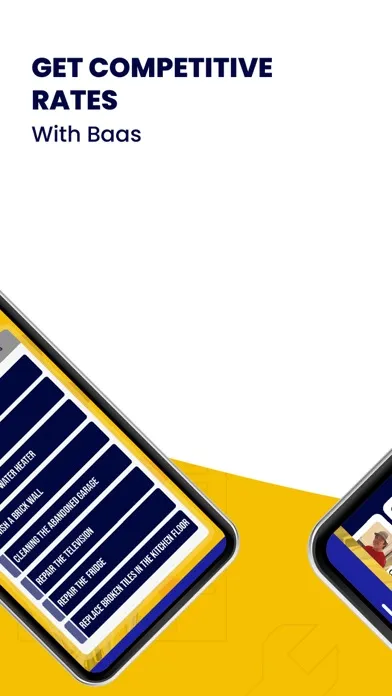 BAAS Handyman app Screenshots