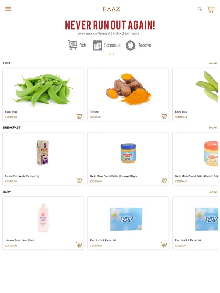 FAAZ STORE iPad 应用截图