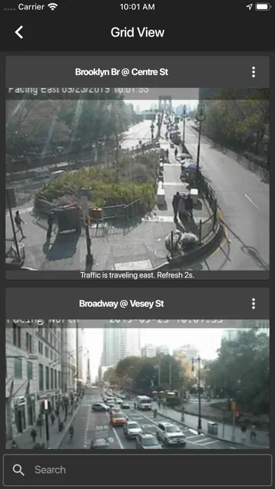 Tangkapan skrin TrafficLand Live Cameras