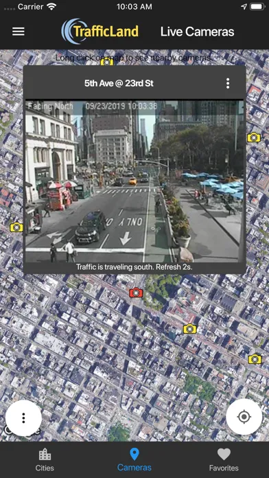 Tangkapan skrin TrafficLand Live Cameras