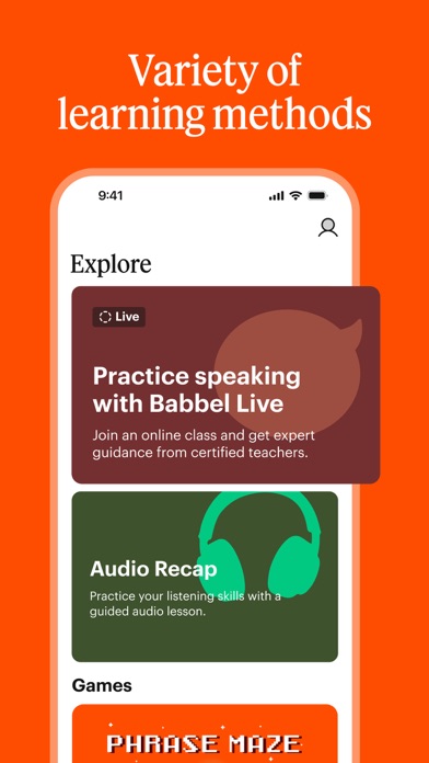 Tangkapan layar Babbel - Language Learning