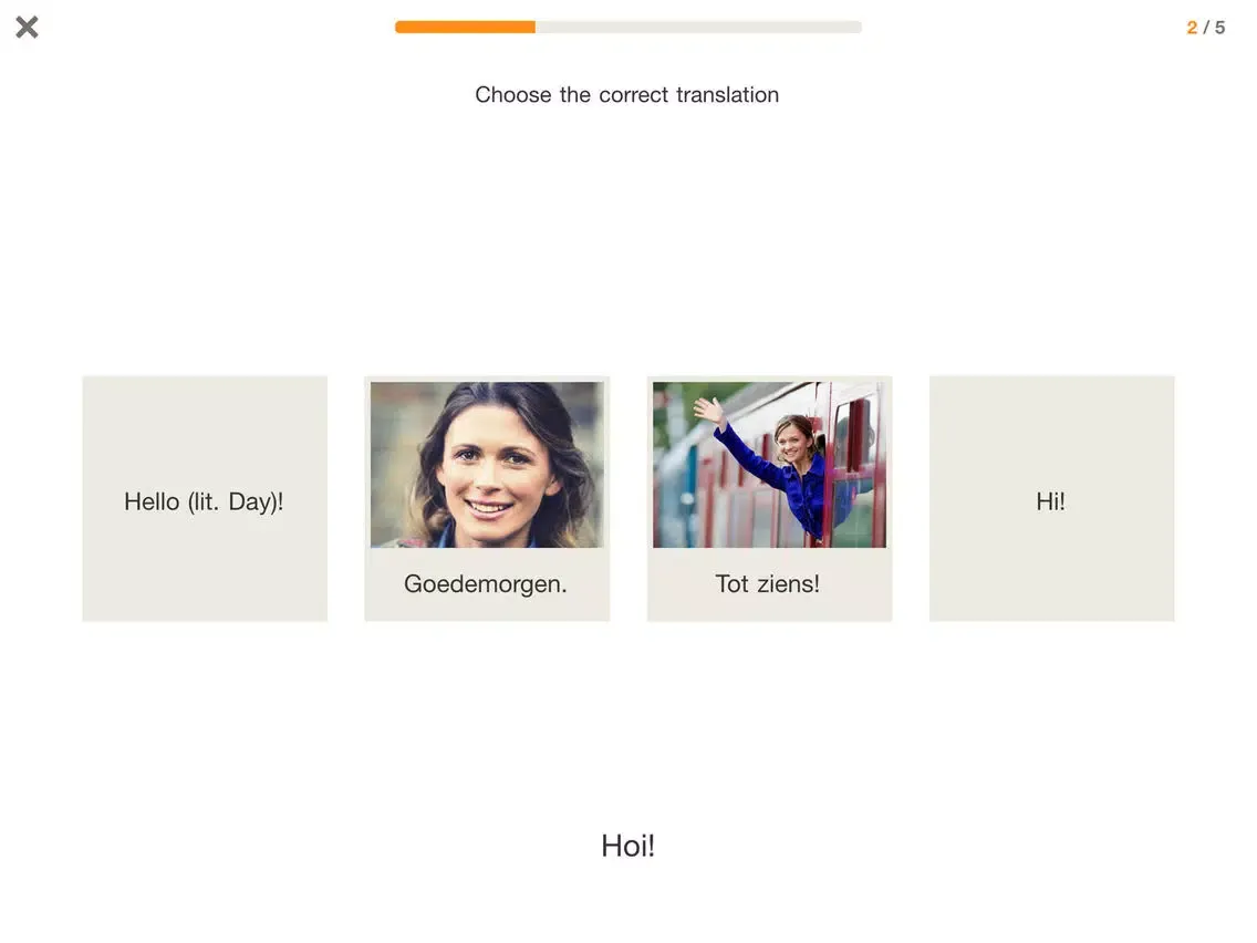 Ảnh chụp màn hình của Babbel – Learn Dutch iPad 