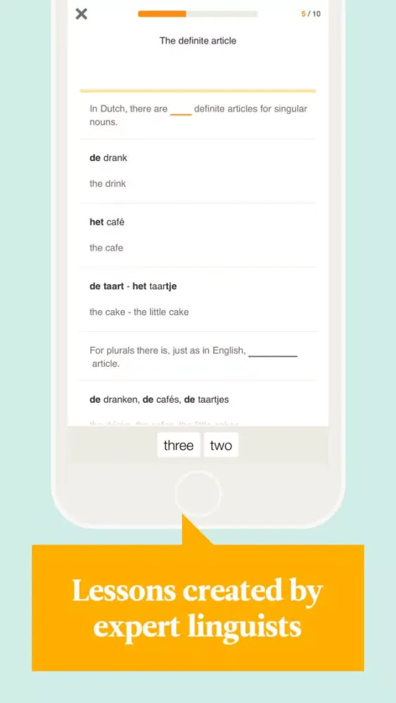 Ảnh chụp màn hình của Babbel – Learn Dutch