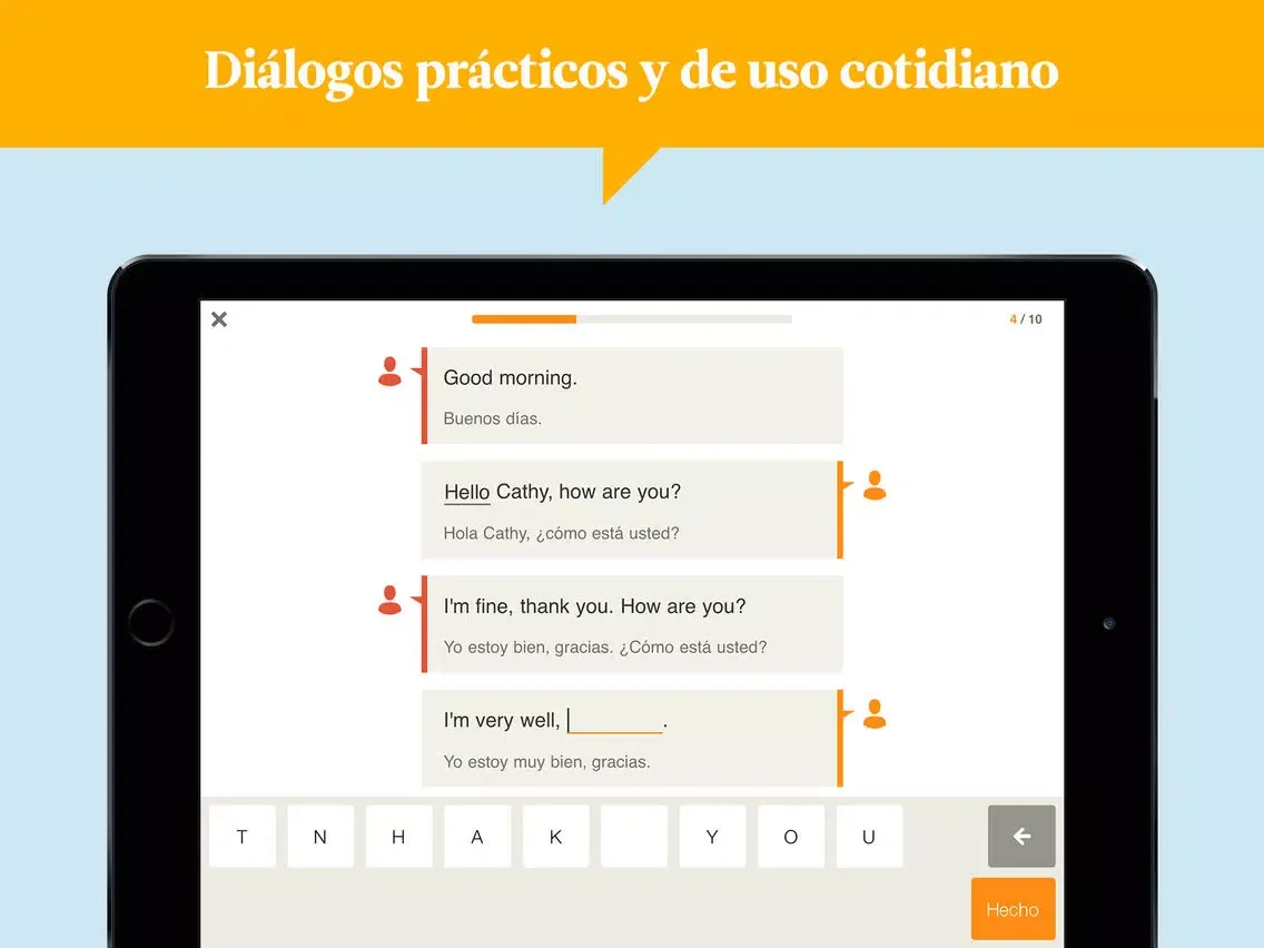 Ảnh chụp màn hình của Babbel – Learn English iPad 