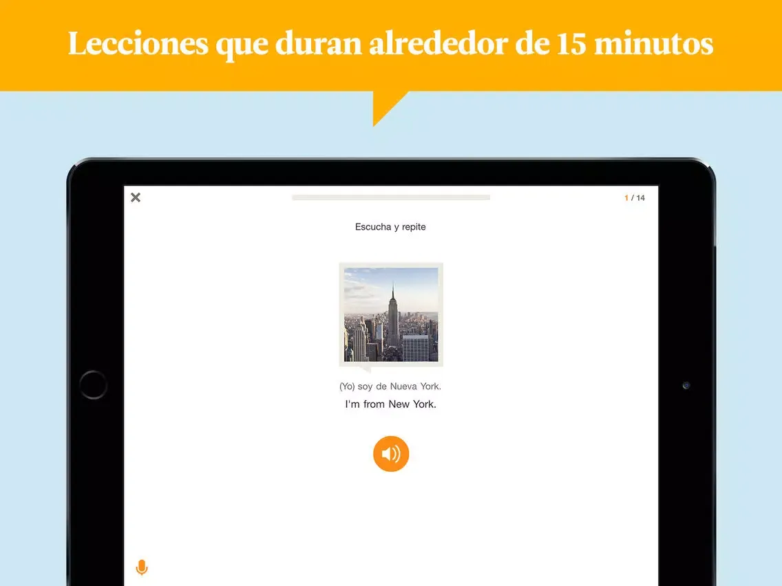 Ảnh chụp màn hình của Babbel – Learn English iPad 