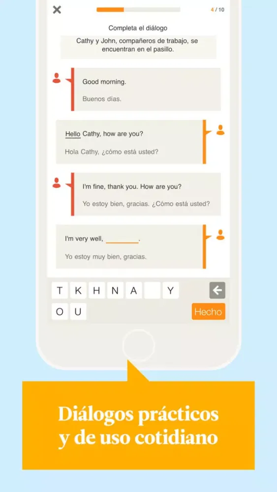 Ảnh chụp màn hình của Babbel – Learn English