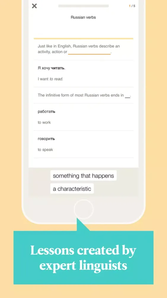 Capturas de pantalla de Babbel – Learn Russian