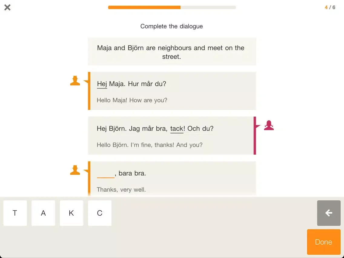 Babbel - Learn Swedish iPad 应用截图