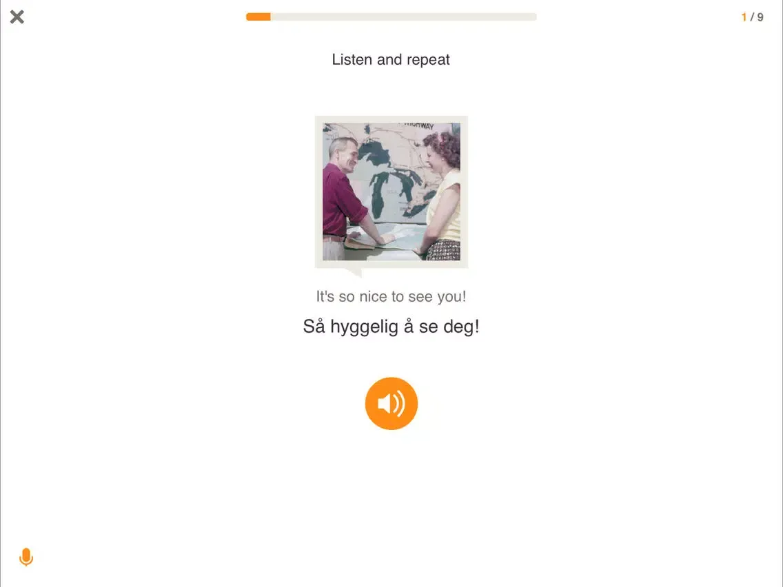 Tangkapan layar Babbel – Learn Norwegian iPad 