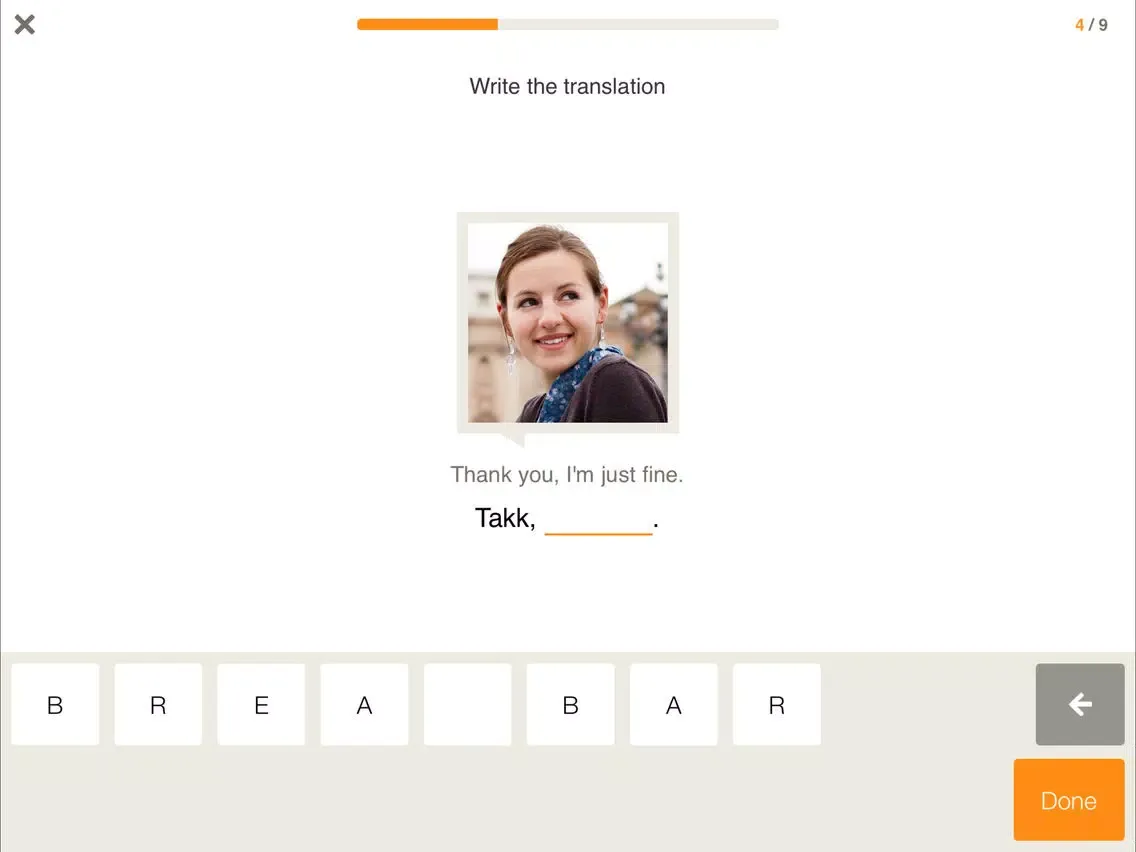 Tangkapan layar Babbel – Learn Norwegian iPad 