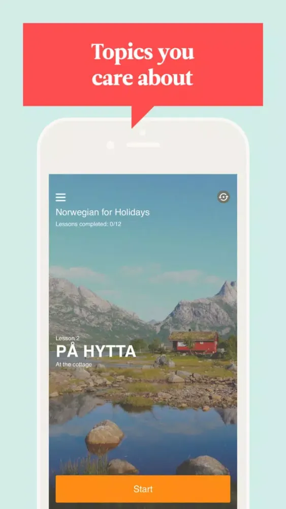 Tangkapan layar Babbel – Learn Norwegian