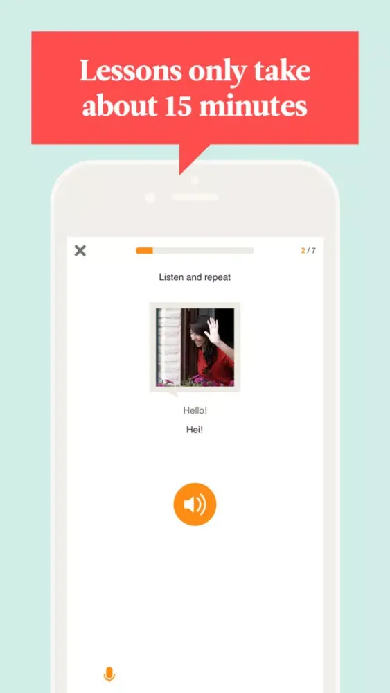 Tangkapan layar Babbel – Learn Norwegian