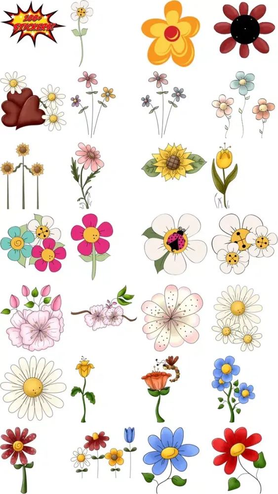 Capturas de pantalla de Flower Stickers #1