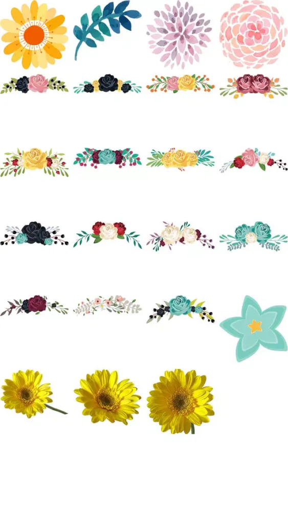 Capturas de pantalla de Flower Stickers #1