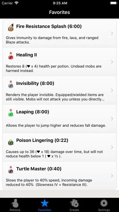 Potions for Minecraft Screenshots